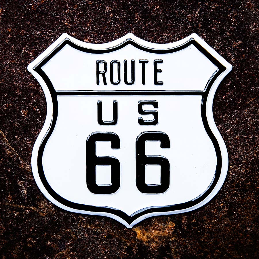 画像1: マグネット ルート66 メタル ROUTE US 66