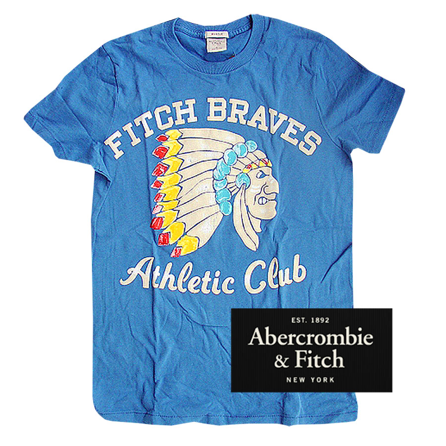 Abercrombie \u0026 Fitch アバクロ  ロゴ  半袖  Tシャツ