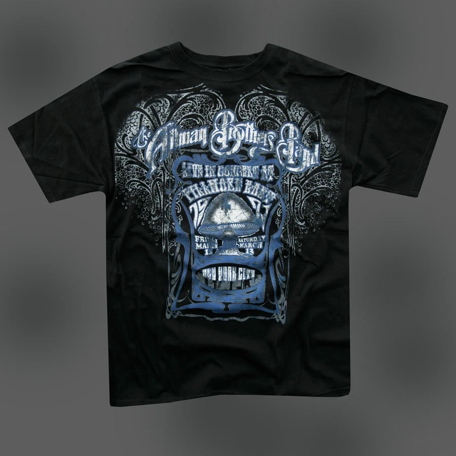 画像: オールマンブラザーズバンド フィルモアイースト 半袖Tシャツ（ブラック）/T-shirt