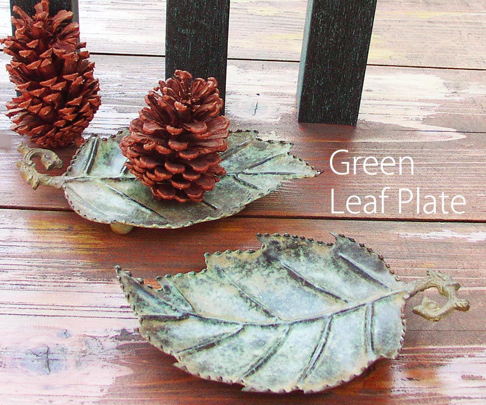 画像: グリーン リーフ プレート/Green Leaf Plate