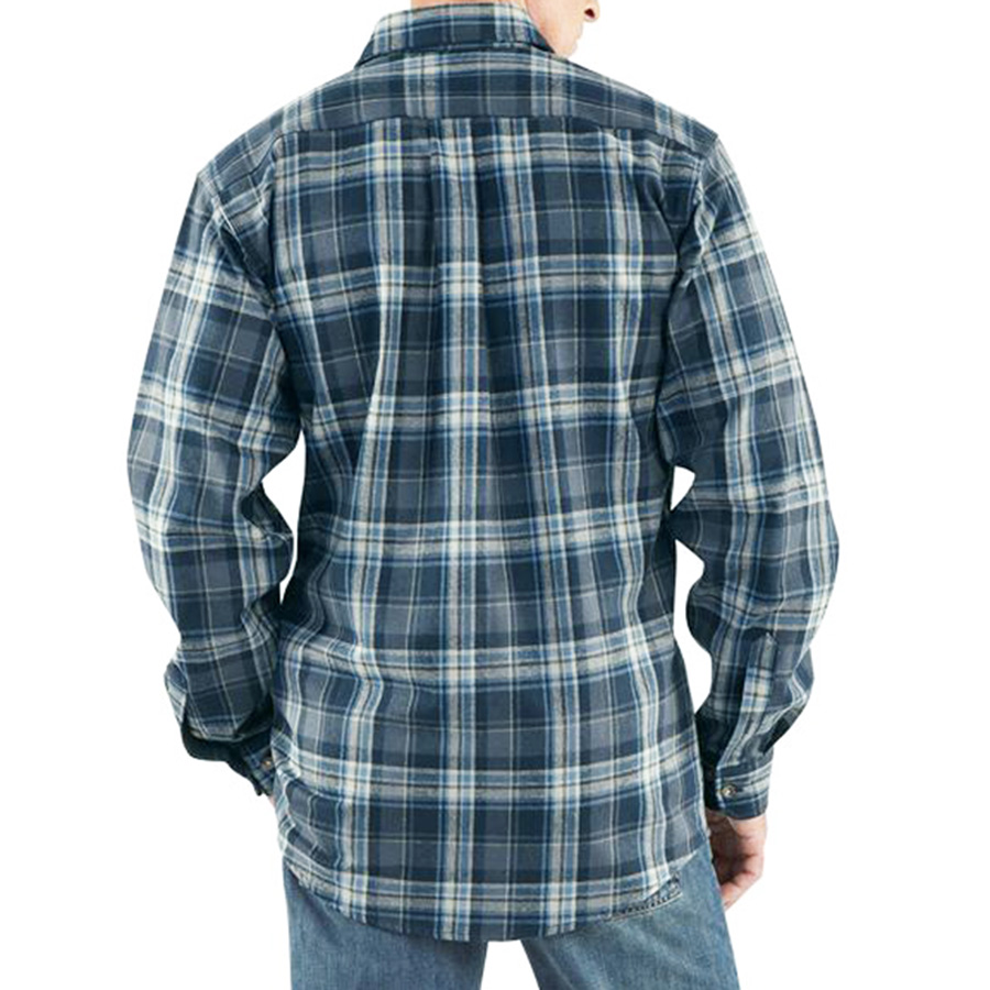 画像: カーハート ヘビーウエイト フランネル シャツ ネイビー L（身幅64cm）XL（身幅67cm)/Carhartt Heavyweight Flannel Shirt(Navy)