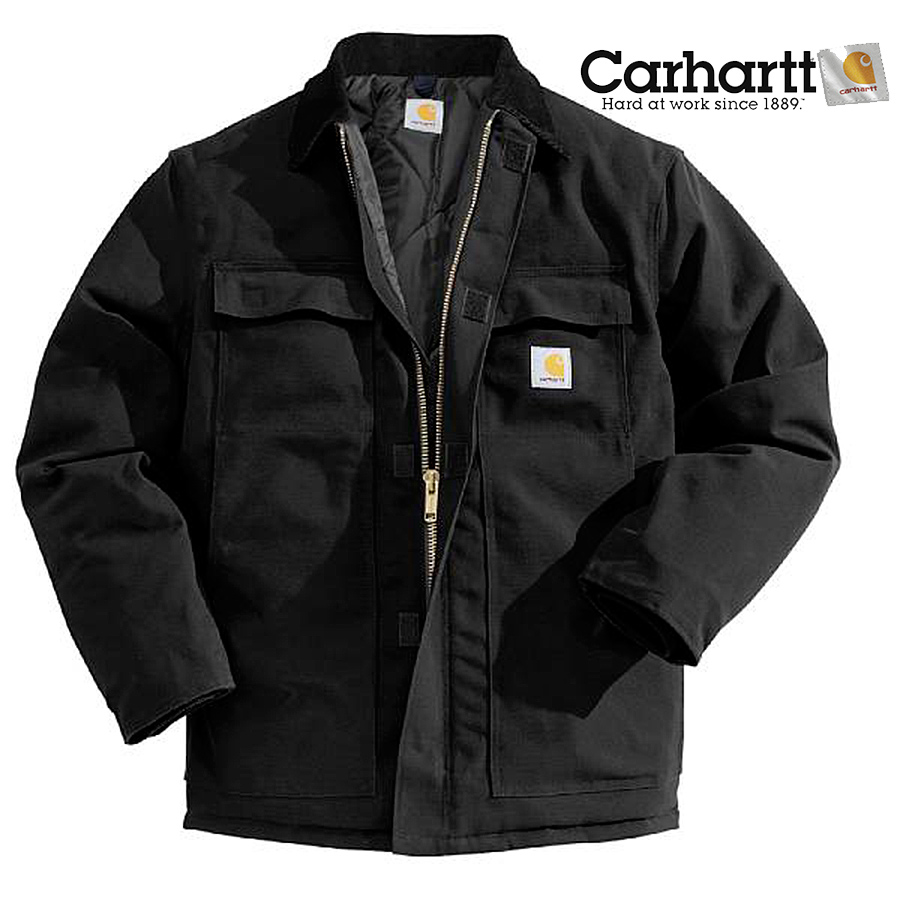 画像: カーハート ダック トラディショナル コート アークティック キルトラインド（ブラック）M/Carhartt Duck Traditional Coat Arctic Quilt Lined (Black)