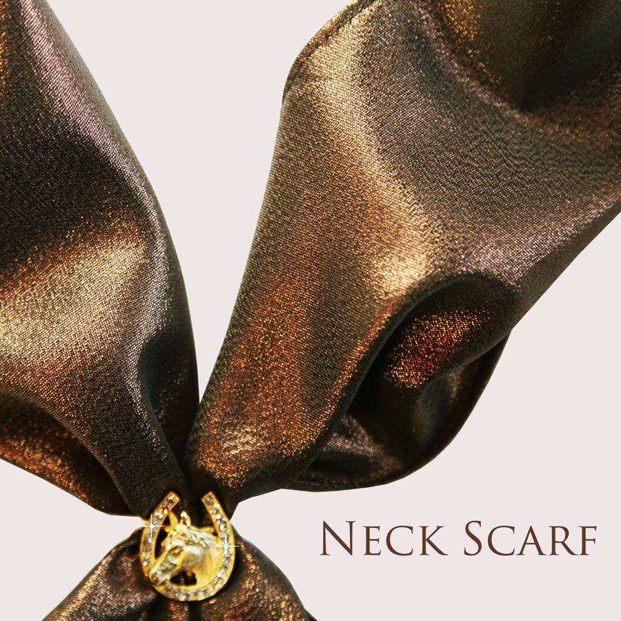 アメリカンカウボーイタイ ウエスタン ネックスカーフ(シャイニー ブラウン)/Cowboy Tie/Western Neck Scarf(Brown)