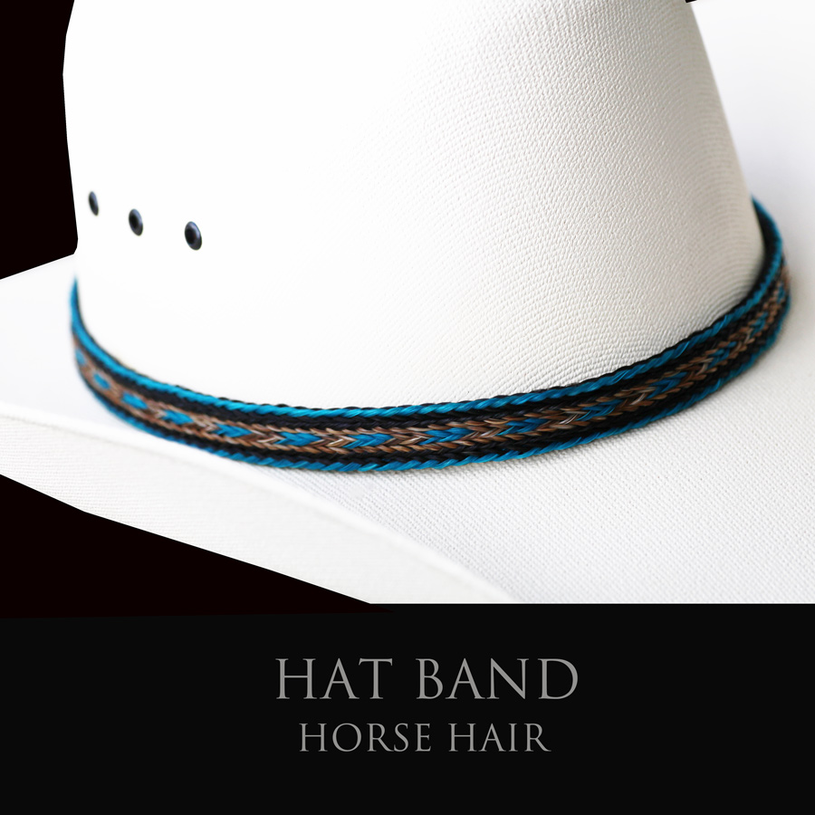画像4: ホースヘアー ハット バンド（ターコイズ）/Horse Hair Hat Band(Turquoise)
