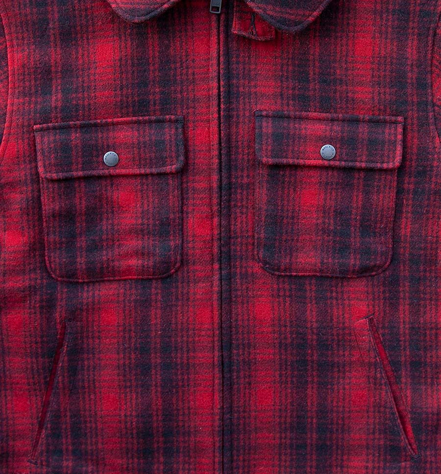 画像: ウールリッチ ウール ジャケット（レッドxブラック）/Woolrich Wool Jacket(Red/Black)