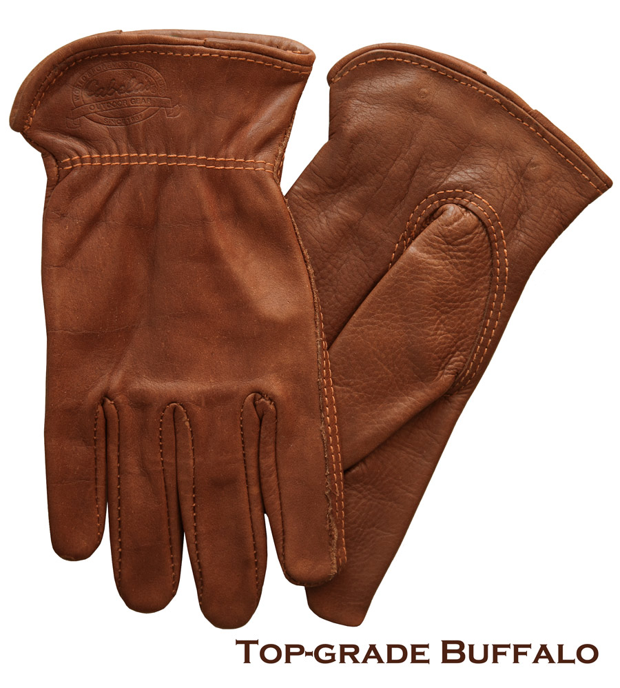 画像: バッファロー レザー グローブ（ウイスキー・裏地なし）/Buffalo Uninsulated Gloves(Whiskey)