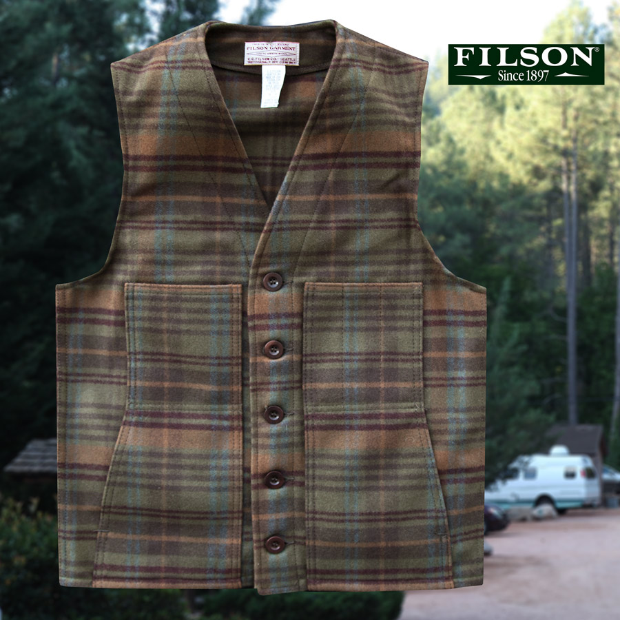 フィルソン　マッキーノベスト　filson チェック