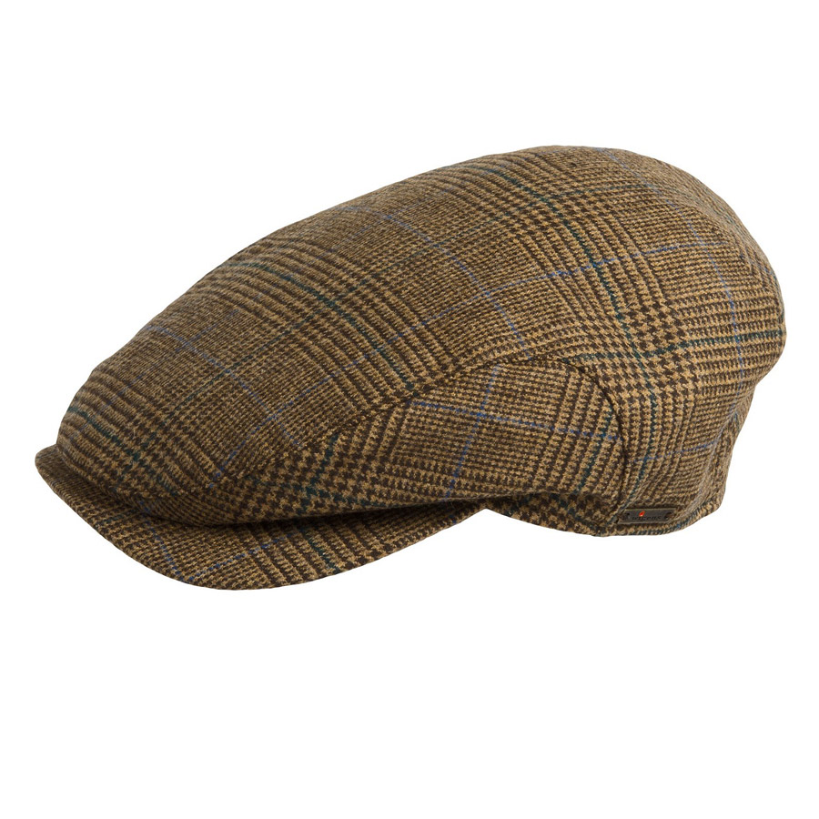 画像1: ヴィゲーンズ ウール カシミヤ キャップ(ブラウン)/Wigens Cap(Brown)