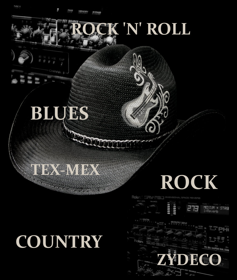 画像: ロックスターコレクション ストローハット（ブラック）/Western Straw Hat