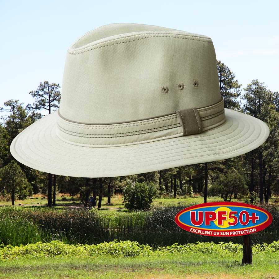 画像: DPC ドーフマン パシフィック UPF50+ サファリ ハット（カーキ）/Dorfman Pacific Safari Hat(Khaki)
