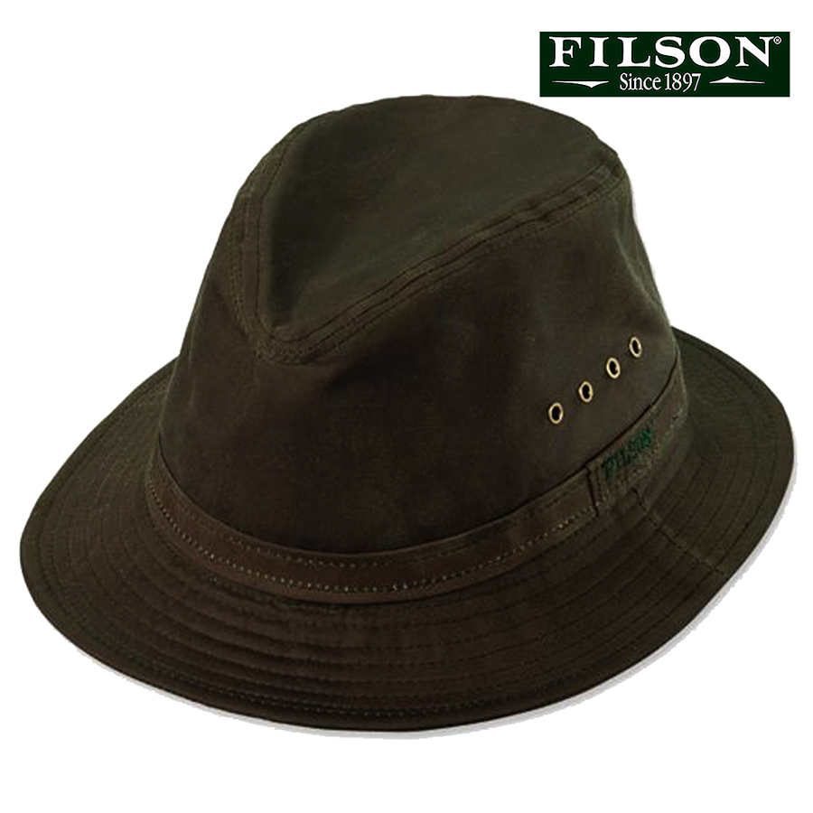 画像: フィルソン クラッシャブル カバークロス パッカーハット オッターグリーン/Filson Cover Cloth Crushable Packer Hat(Otter Green)