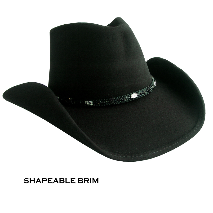 画像: ブルハイド ウール カウボーイ ハット ワイルド ホース（ブラック）/Bullhide Cowboy Hat Wild Horse(Black) 