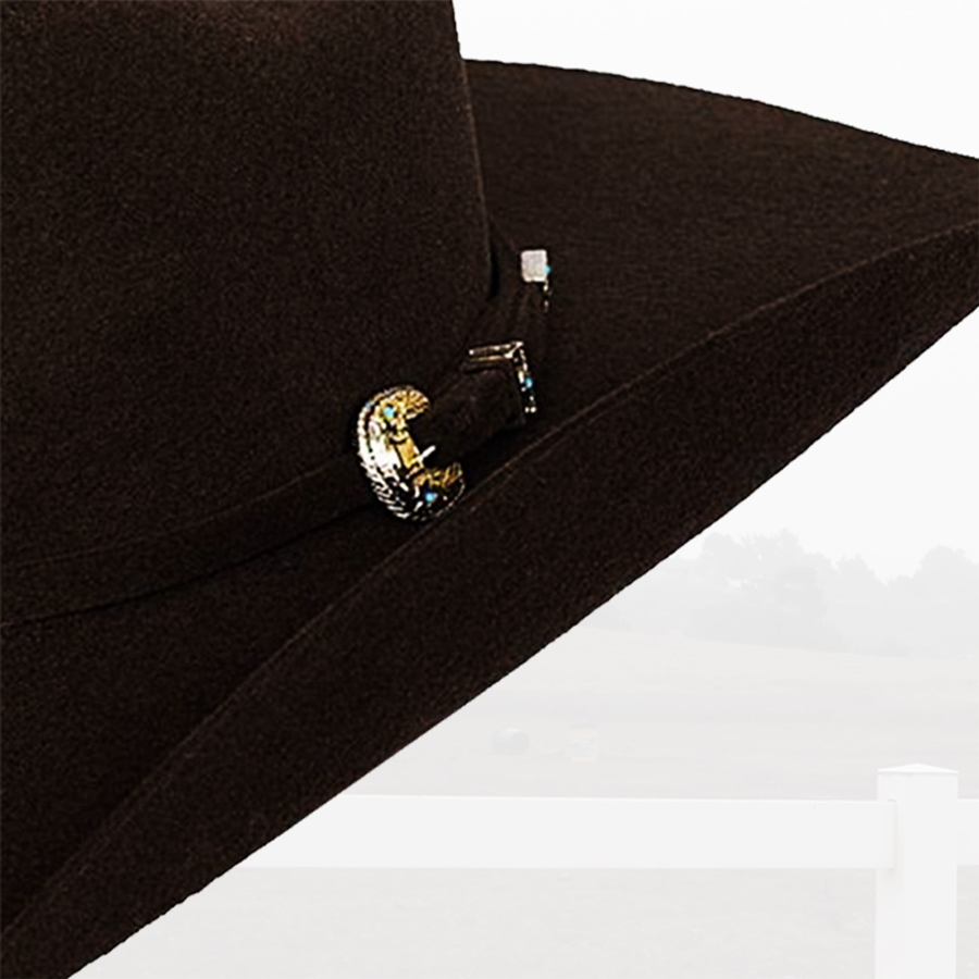 画像: ブルハイド プレミアムウールフェルトハット（チョコレート）/Bullhide Rodeo Round-Up Wool Felt Hat