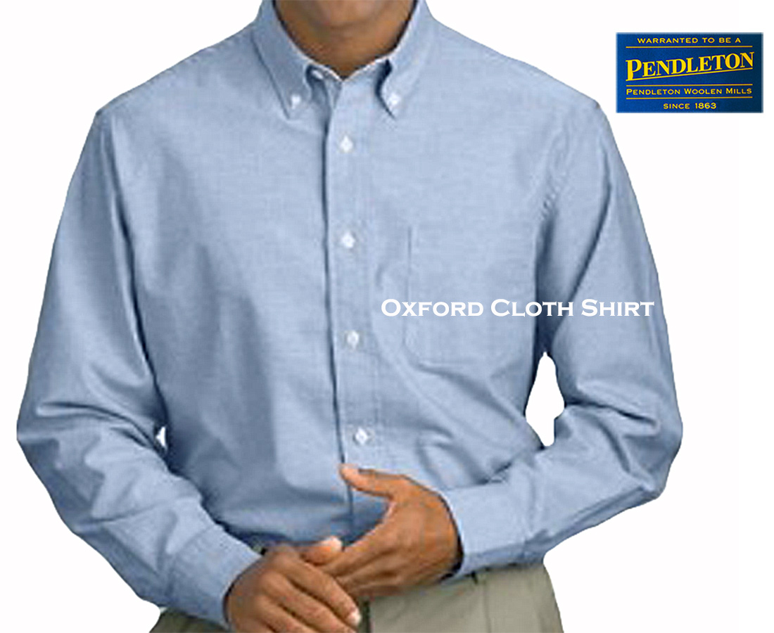 画像: ペンドルトン オックスフォード シャツ（フレンチブルー）/Pendleton Oxford Cloth Shirt(French Blue)
