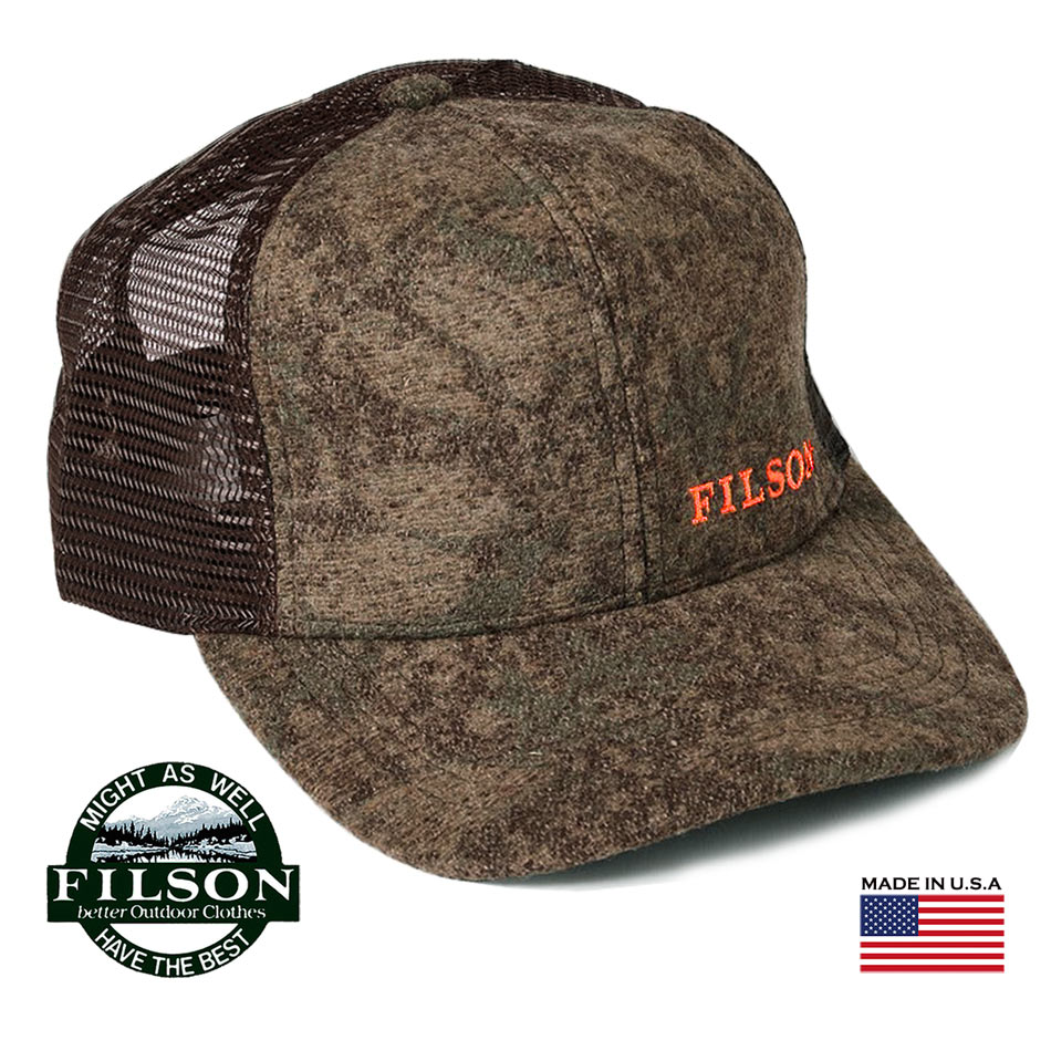 画像: フィルソン ロガー メッシュ キャップ（カモブラウン）/Filson Logger Mesh Cap