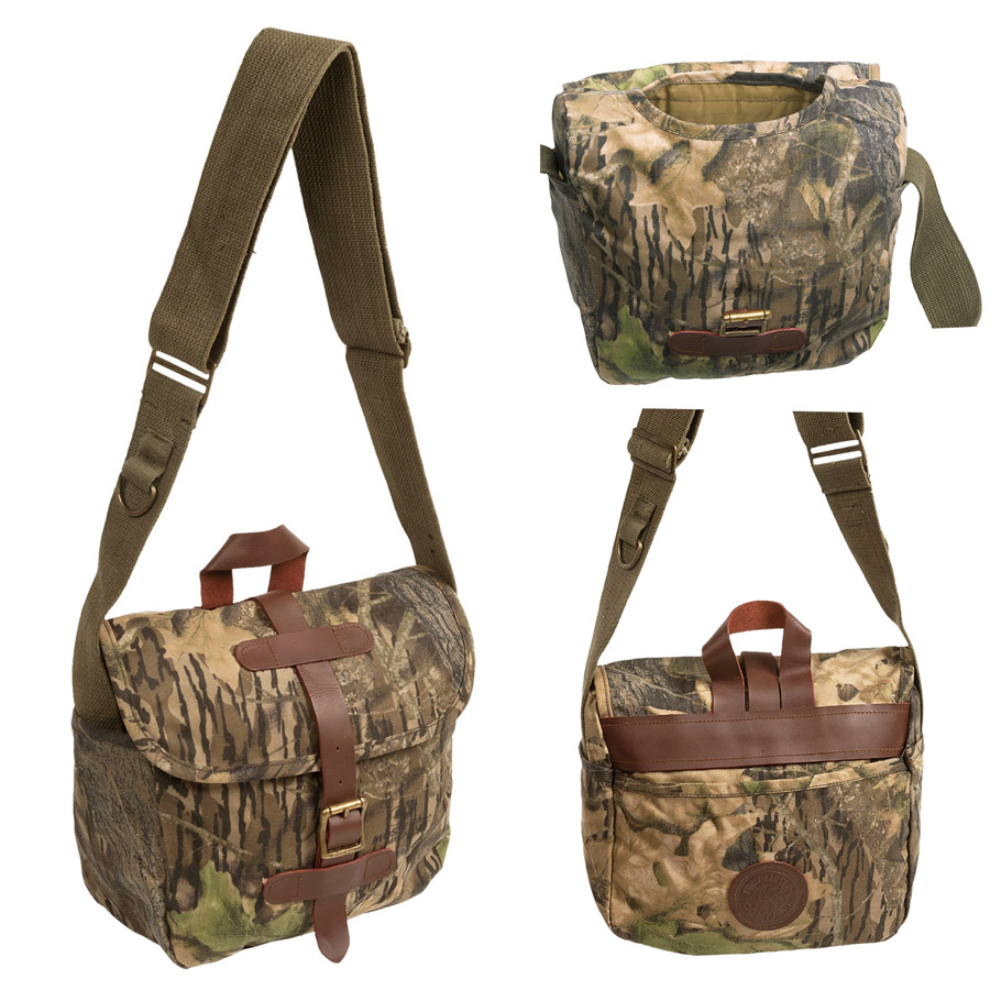 画像2: フィールド ショルダーバッグ（カモ）/Mossy Oak Break-Up Waxed Cotton Camo Small Field Bag