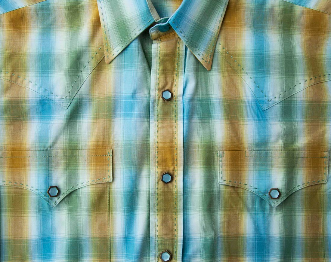 画像: パンハンドルスリム ブルックス＆ダン コレクション ウエスタンシャツ・ターコイズ（長袖）/Brooks&Dunn By Panhandle Slim Long Sleeve Western Shirt(Turquoise)
