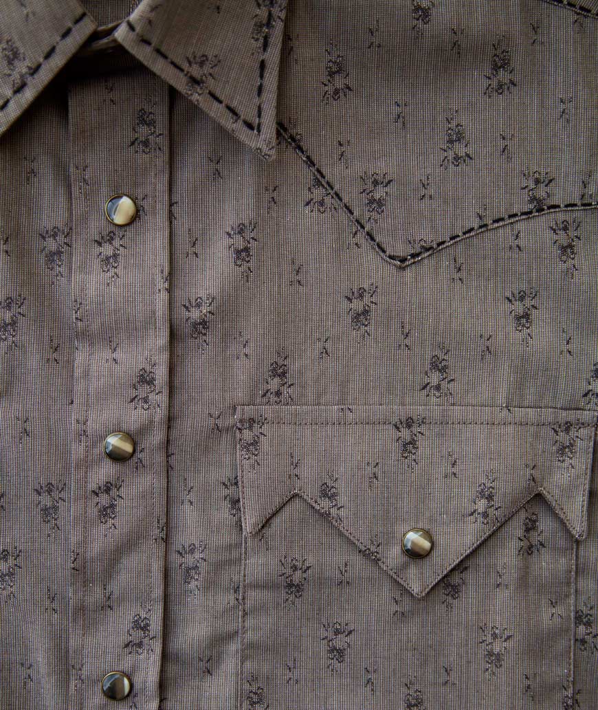 画像: パンハンドルスリム ブルックス＆ダン コレクション ウエスタンシャツ・ブラウン（長袖）大きいサイズ M,L,XL/Brooks&Dunn By Panhandle Slim Long Sleeve Western Shirt(Brown)