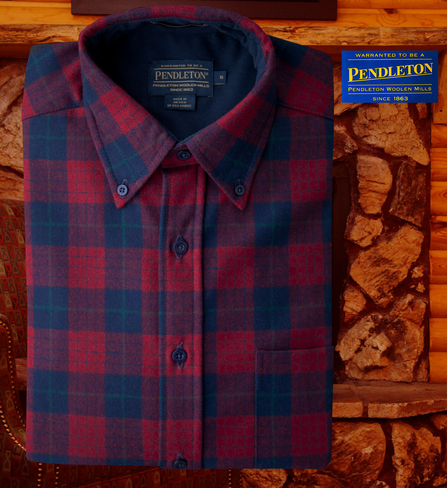 画像: ペンドルトン ウール シャツ・ファイアーサイドシャツ（長袖・ロビンソン ドレス タータン）M/Pendleton Fireside Shirt (Robinson Dress Tartan)