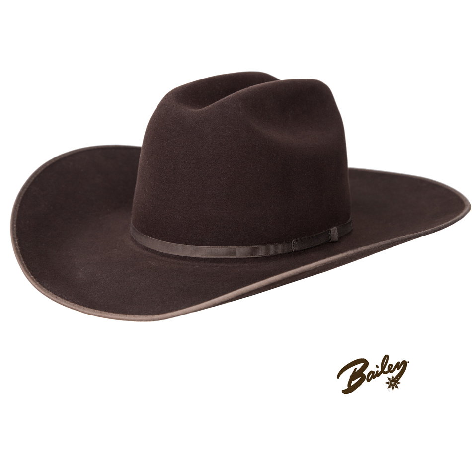 ベイリー ウール カウボーイ ハット（ブラウン）/Bailey Wool Cowboy ...