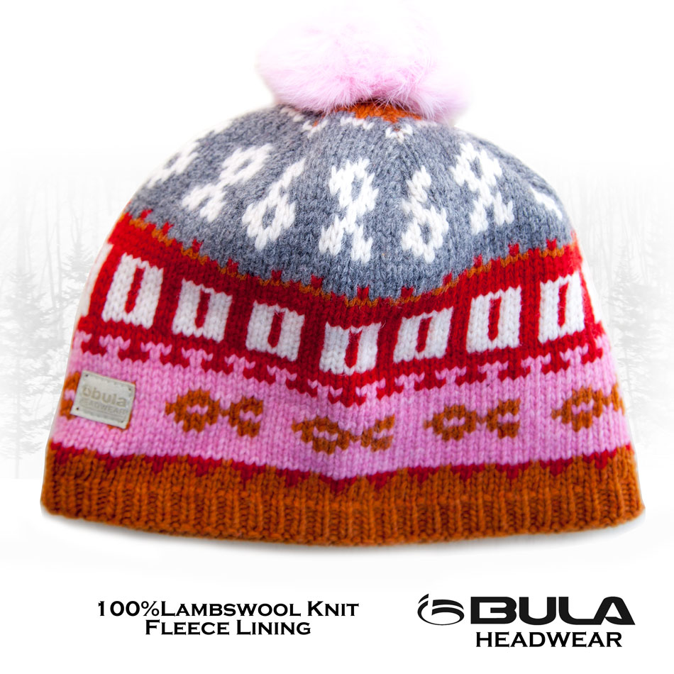 画像: ブラ ラムウール ニット キャップ フリースライニングつき（ピンク）/Bula Lambswool Knit Cap(Pink)