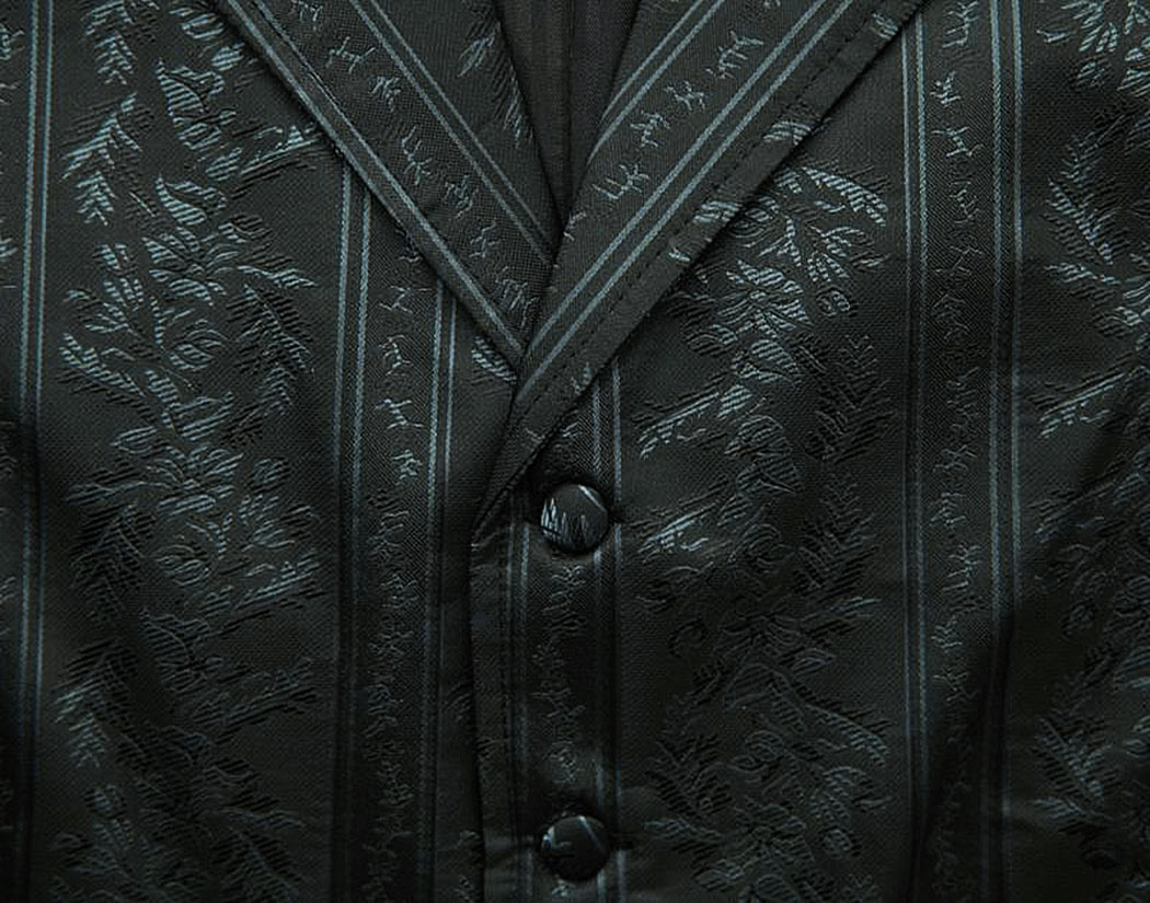 画像: スカリー フローラル ブラック ベスト/Scully Floral Jacquard Vest (Black)