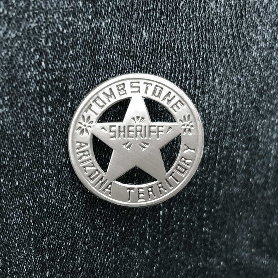画像: オールドウエスト ピンズ シェリフ SHERRIFF トゥームストーン アリゾナテリトリー/Pin