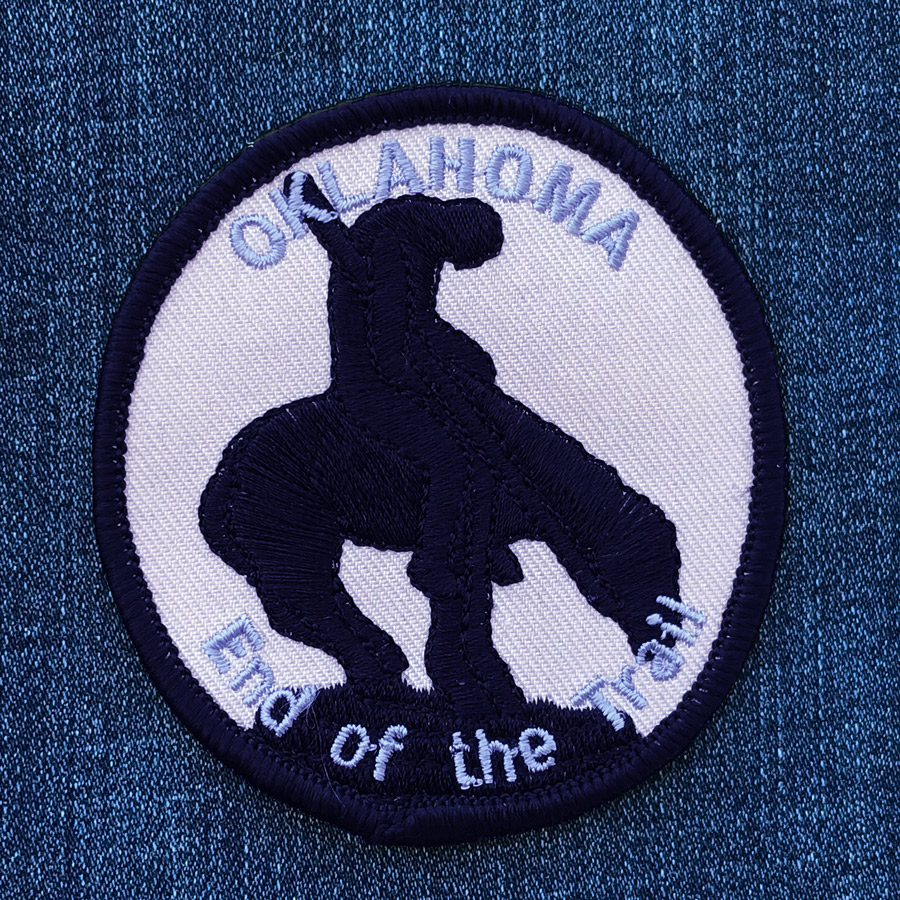 画像: エンド オブ ザ トレイル オクラホマ ワッペン/Patch OKLAHOMA End of the Trail