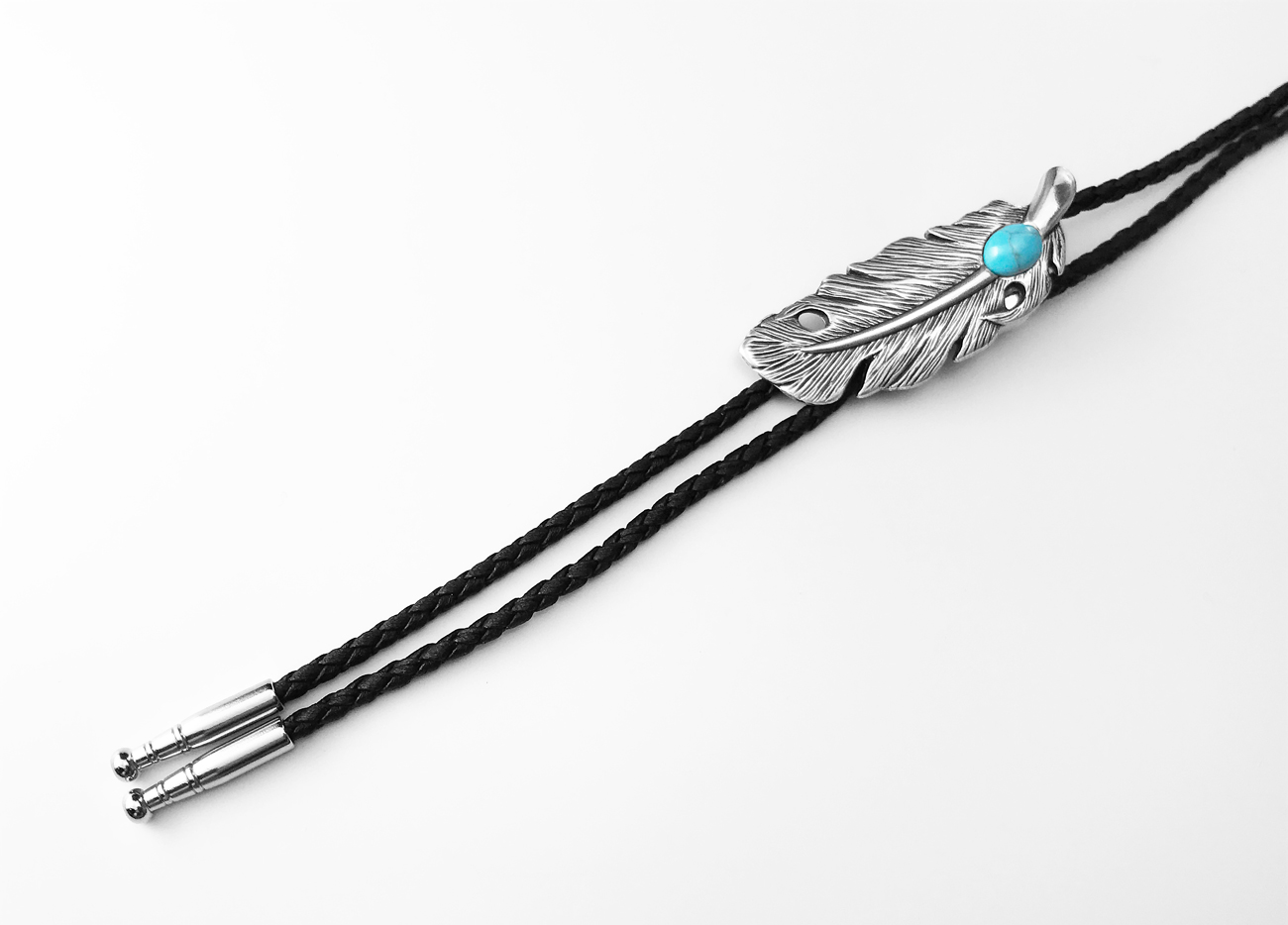 画像2: フェザー ボロタイ/Western Bolo Tie