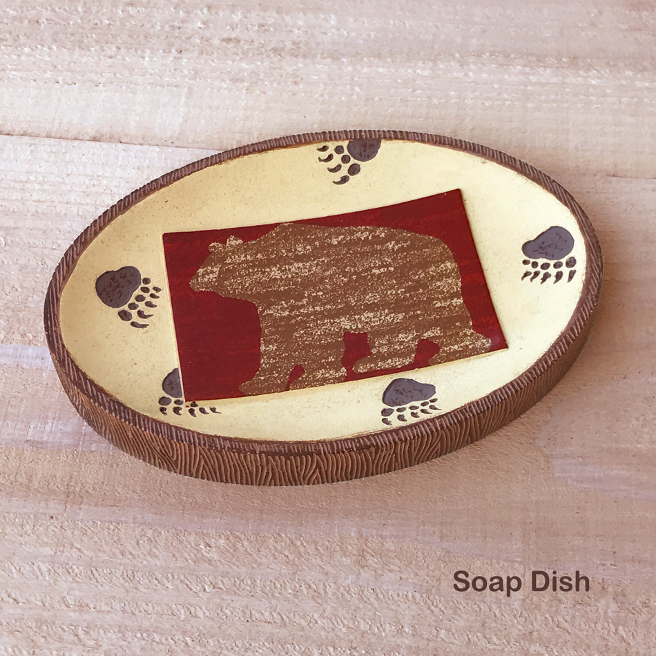 画像1: ベアー ソープディッシュ/Bear Soap Dish