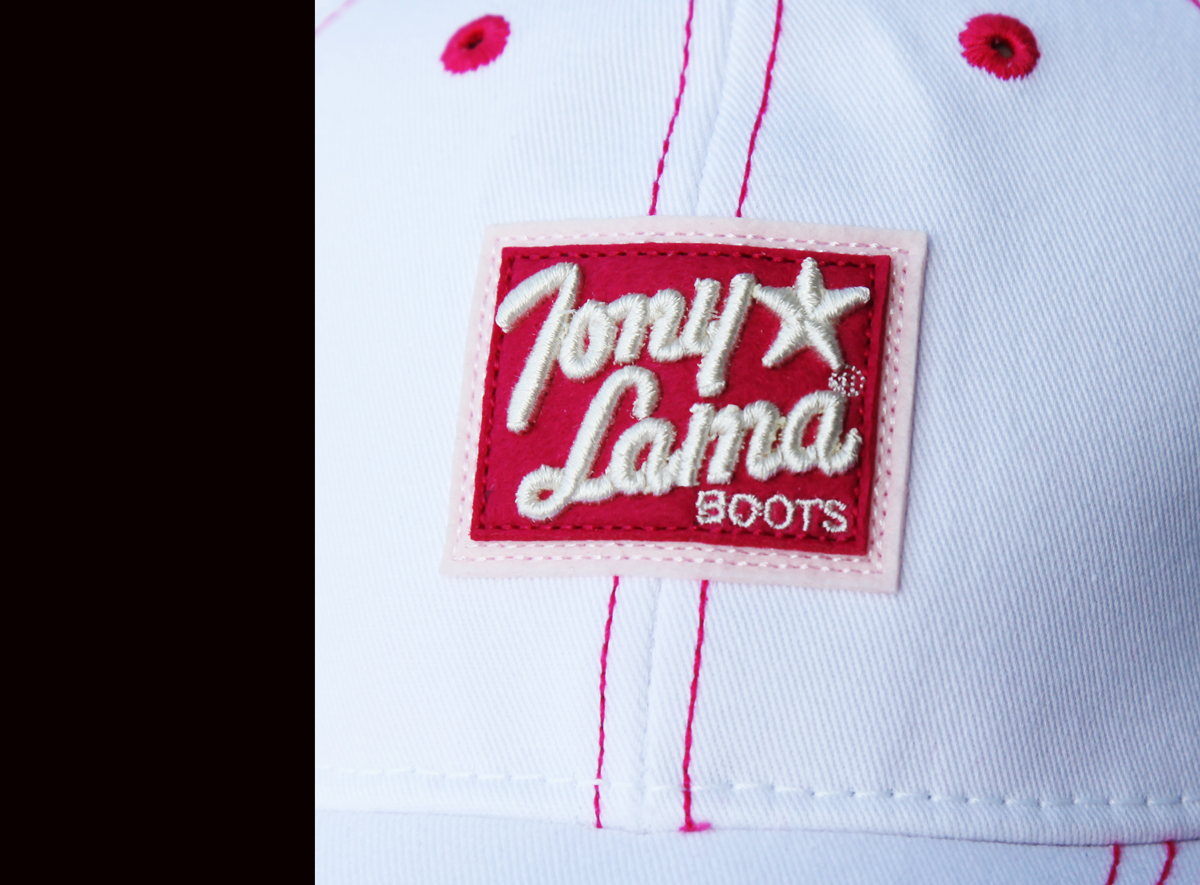 画像3: トニーラマ ブーツ キャップ（ホワイト・ピンク）/Tony Lama Boots Cap