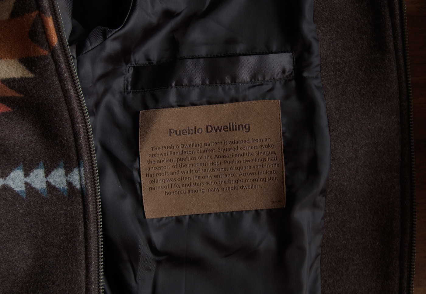 画像5: ペンドルトン ウール・レザー ジャケット ブラウン（Pueblo Dwelling）/Pendleton Cassidy Coat