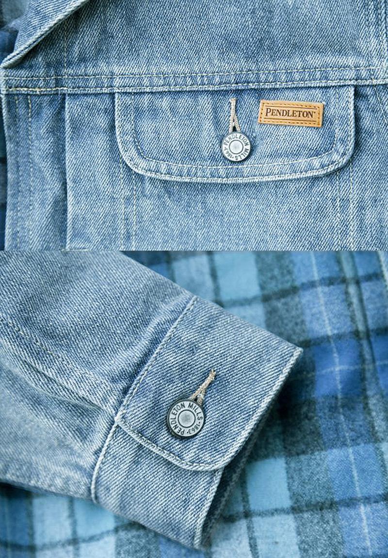 画像2: ペンドルトン デニム ジャケット（ライトブルー）/Pendleton Denim Jacket(Light Blue)