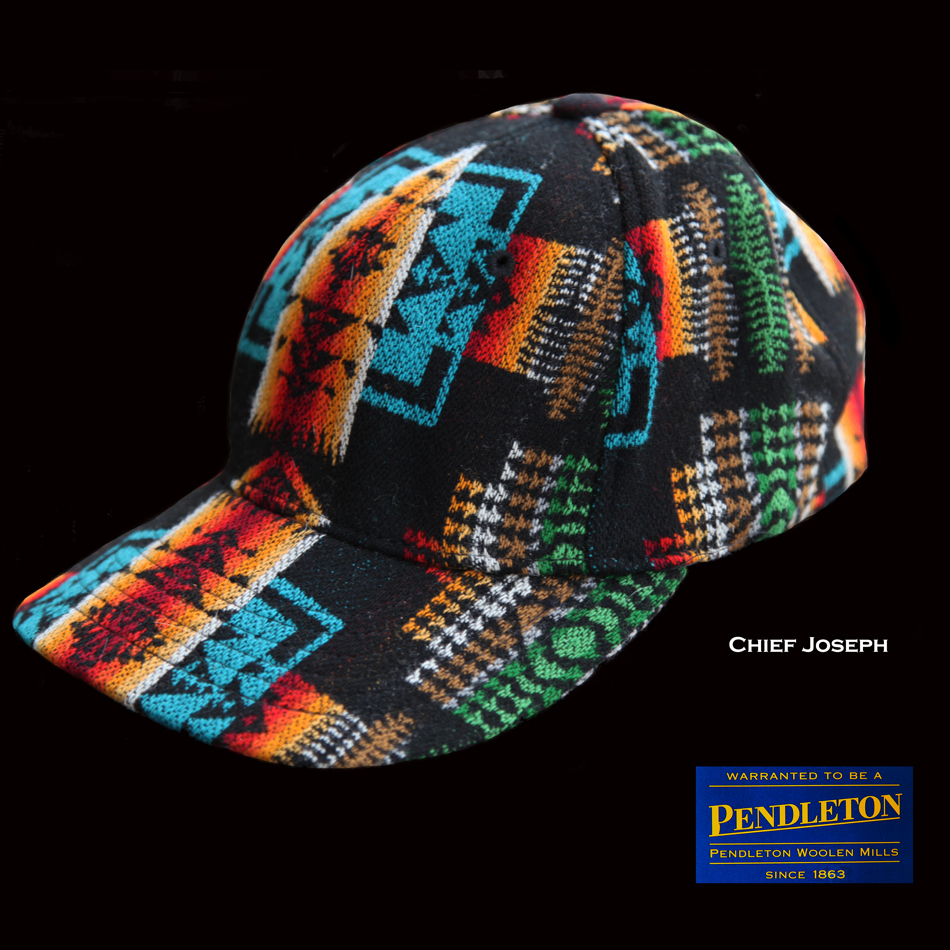 画像: ペンドルトン チーフジョセフ キャップ（ブラック）/Pendleton Wool Cap(Chief Joseph/Black)