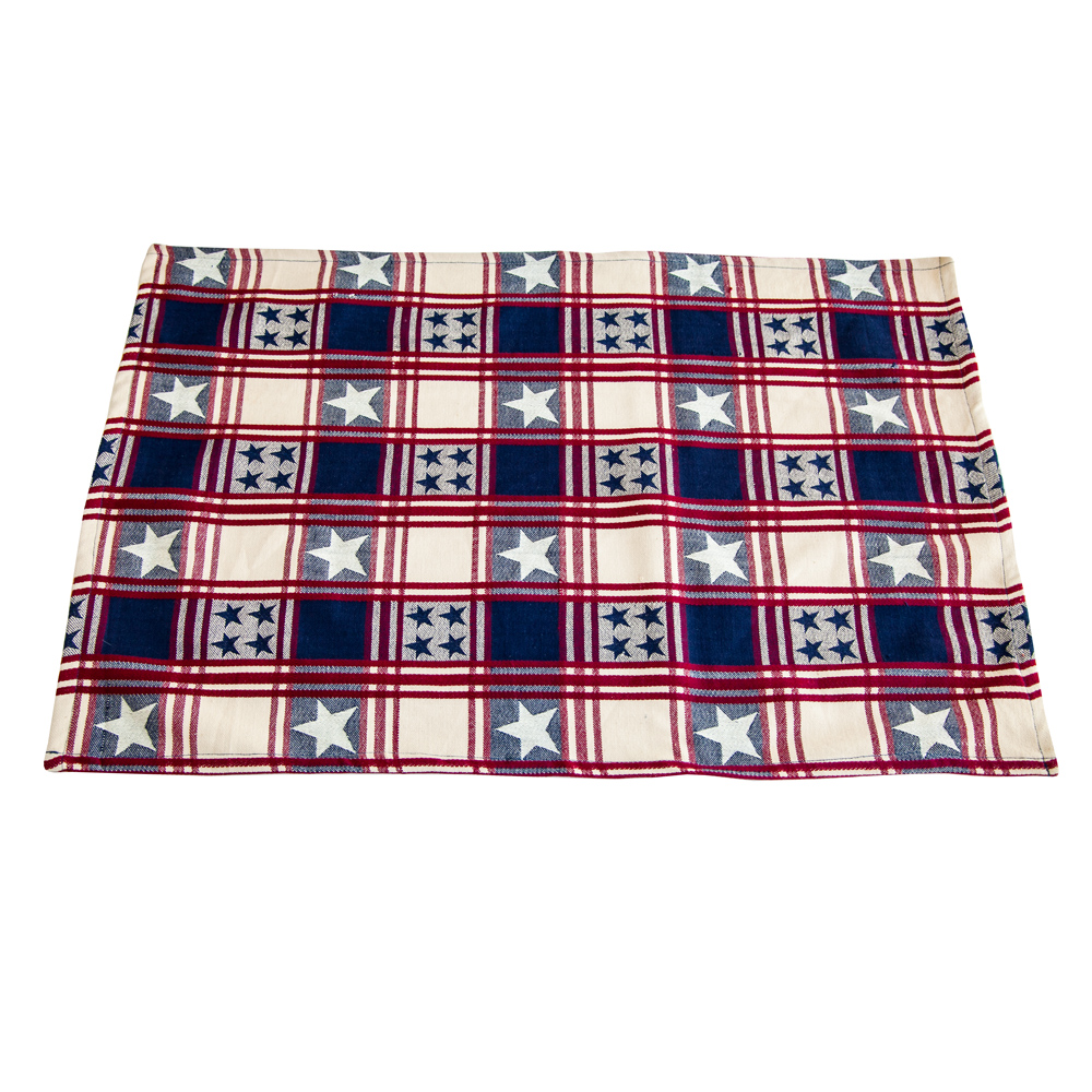 画像: キッチン タオル スター アメリカ国旗 星条旗 アメリカ輸入品 フック用ループつき/The Stars and Stripes Kitchen Towels
