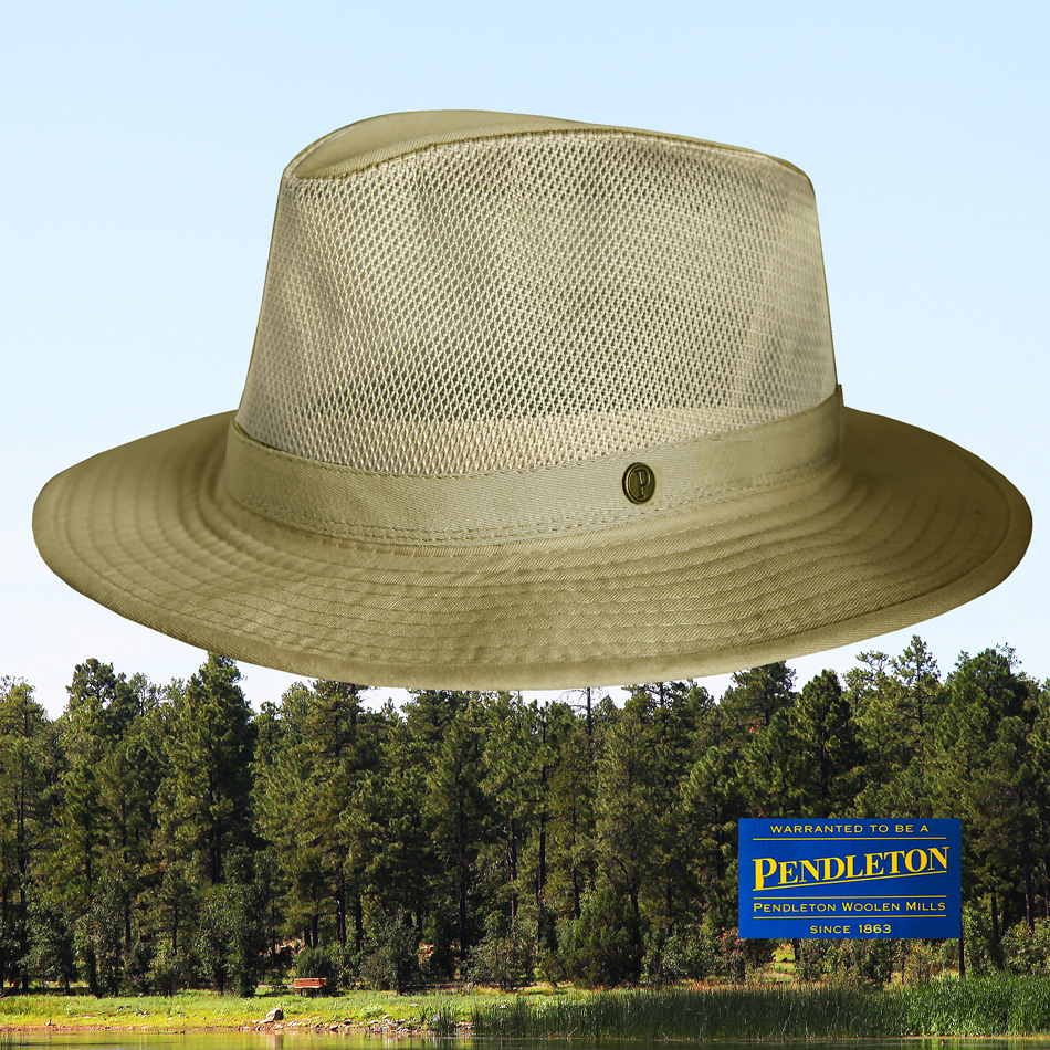 画像: ペンドルトン メッシュクラウン ブリーザーハット（ライトグリーンカーキ）M/Pendleton Breezer Hat