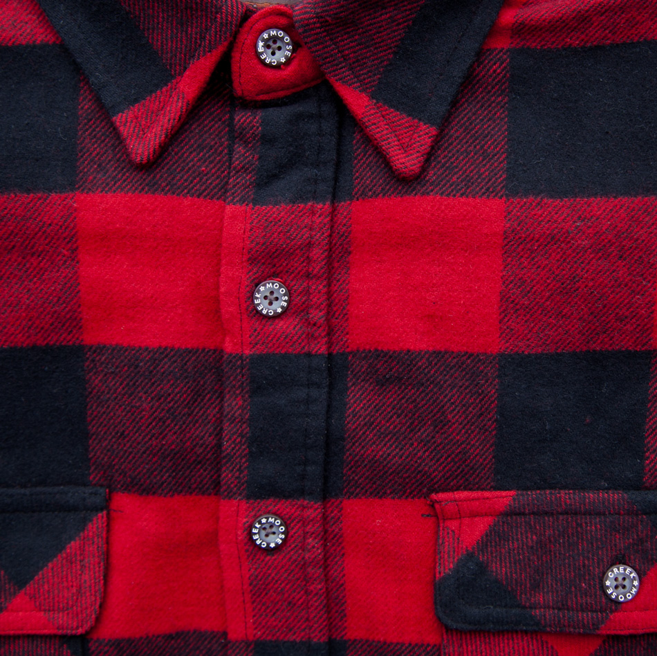 画像3: フランネル シャツ（レッド・ブラック 長袖）M（身幅58cm）L（身幅63cm）XL（身幅67cm）/Flannel Shirt(Rob Roy Red Plaid)