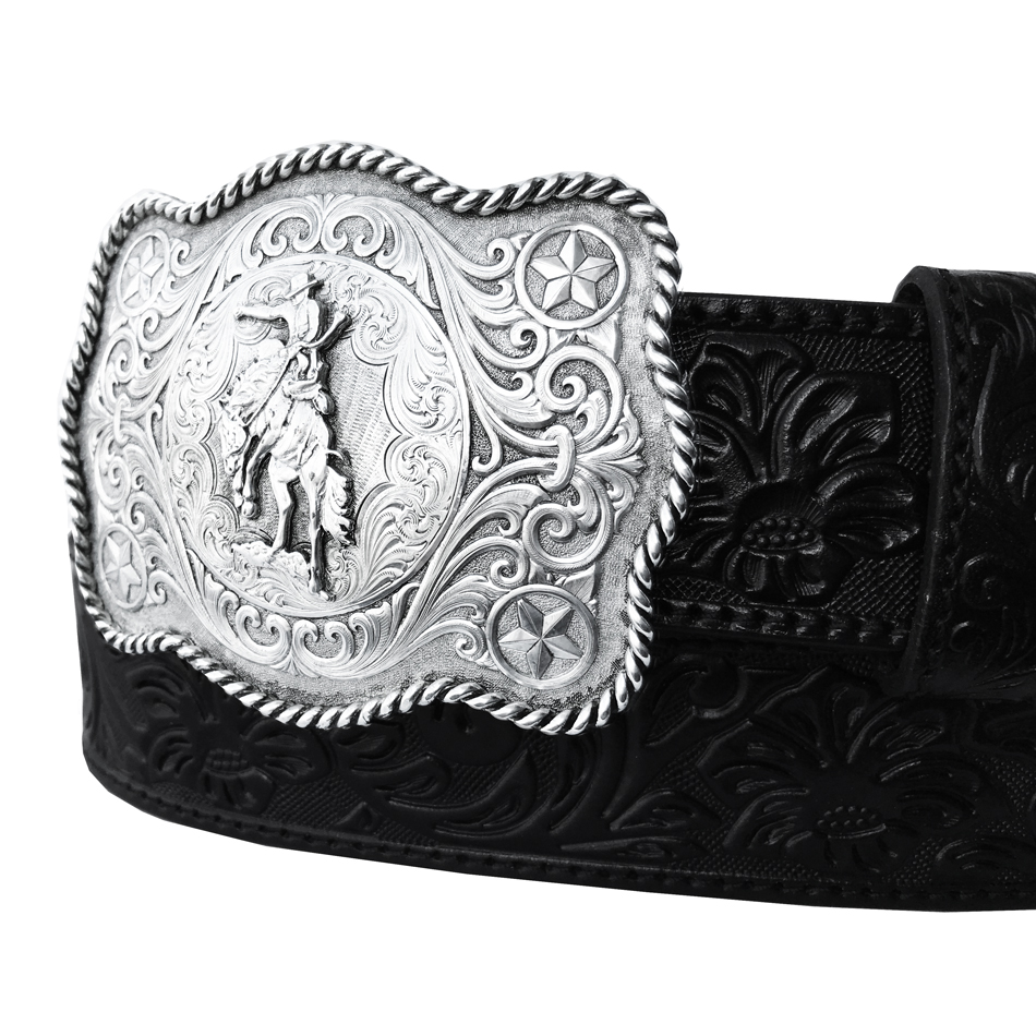 画像3: モンタナシルバースミス ウエスタン ベルト バックル サドル ブロンコ/Montana Silversmiths Western Belt Buckle Saddle Bronc