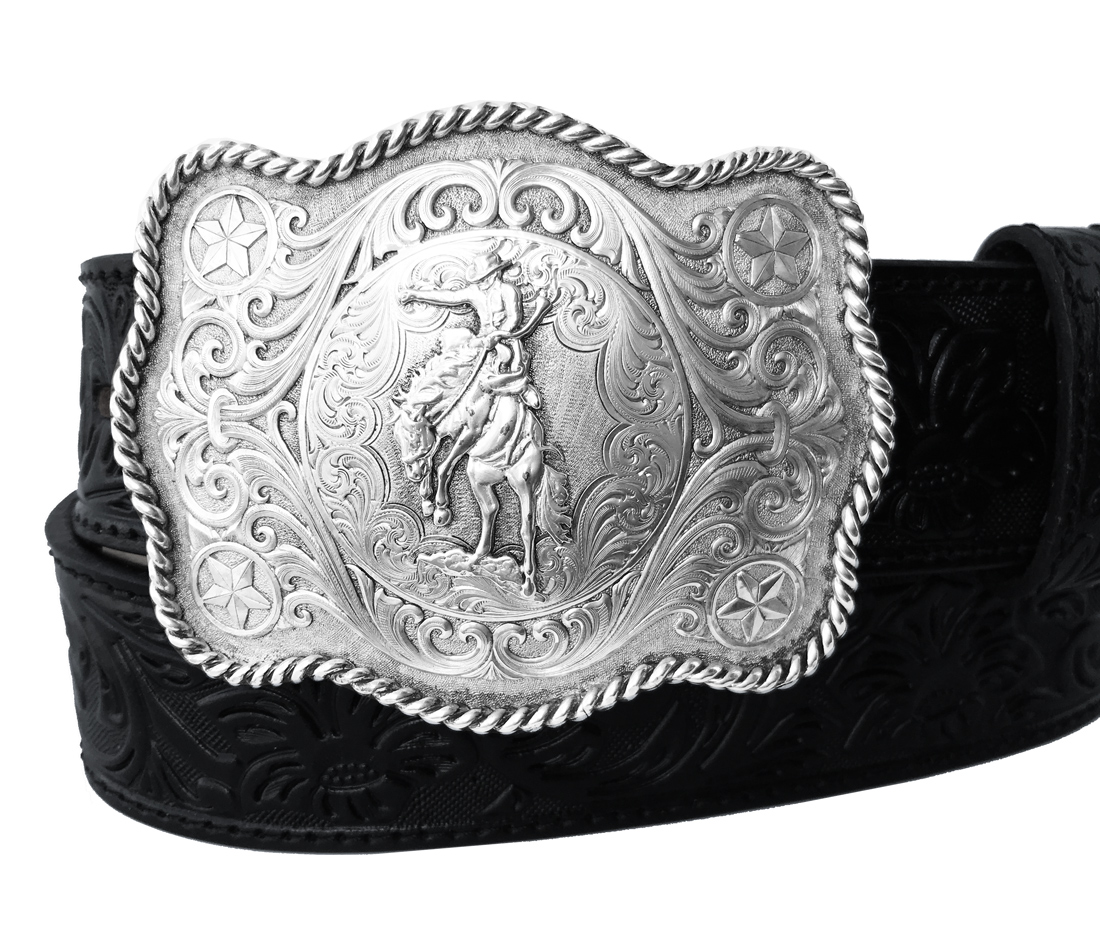 画像: モンタナシルバースミス ウエスタン ベルト バックル サドル ブロンコ/Montana Silversmiths Western Belt Buckle Saddle Bronc
